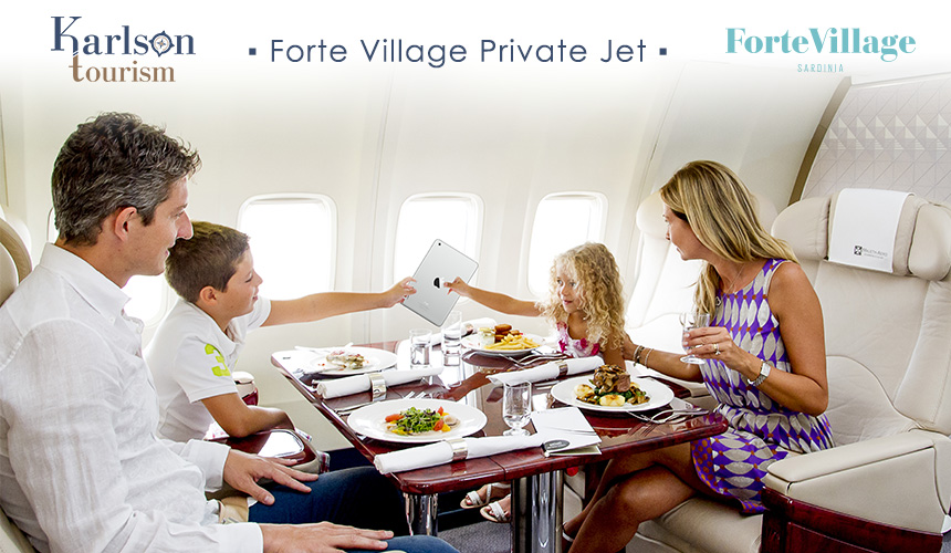 Forte Village Private Jet. Клиенты летают – турагенты отдыхают!