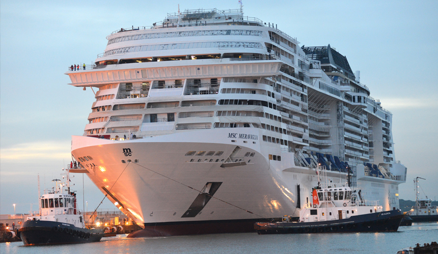 Новый лайнер MSC Cruises готов отправиться в первый средиземноморский круиз