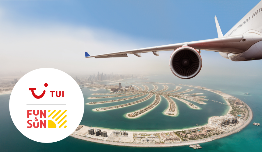 TUI эксклюзивно расширяет полетную программу в ОАЭ из России на блоках flydubai